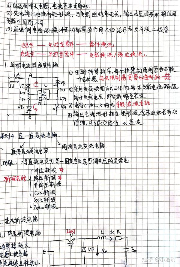 电力电子技术知识点总结概览