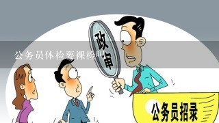 公务员体检是否需要裸检，深度探讨与公众观点碰撞