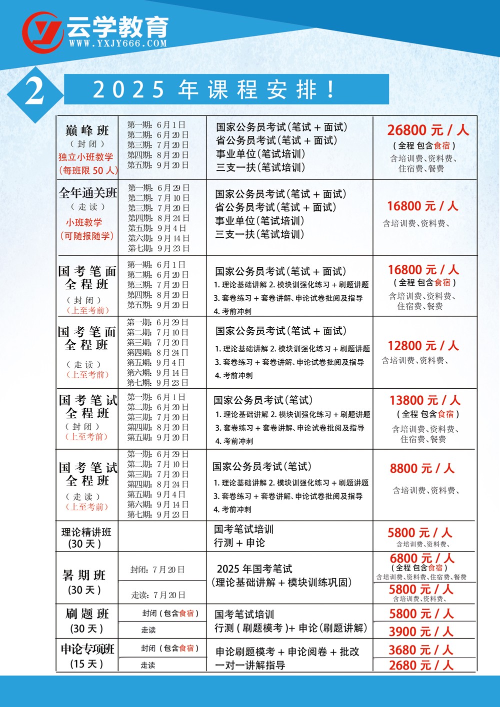 云南公考培训机构排名TOP10榜单揭晓